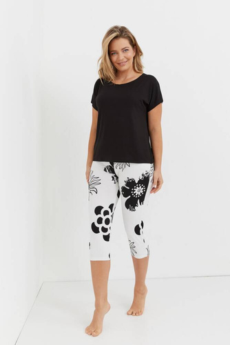 743 Elle Forex Пижама за жени - черно-еруево