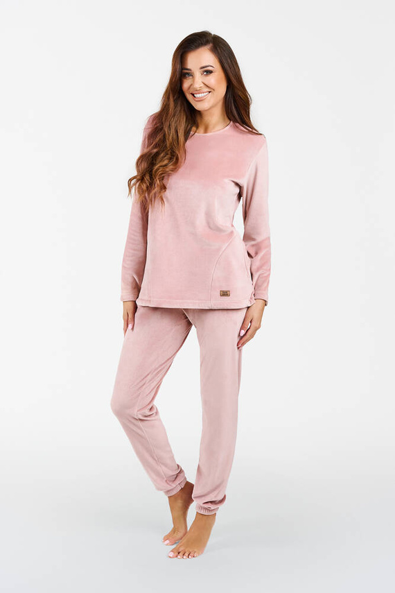 Дамски комплект Akara Italian Fashion - прахово розово 