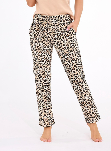 690/47 Cornette panther pijama pants – дамски памучен панталон за сън