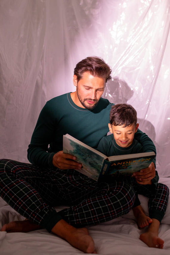 Fogo Детска пижама Италианска мода - зелена/принт