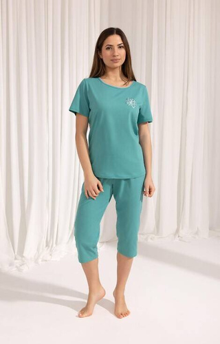 692 Дамска пижама Regina - зелена