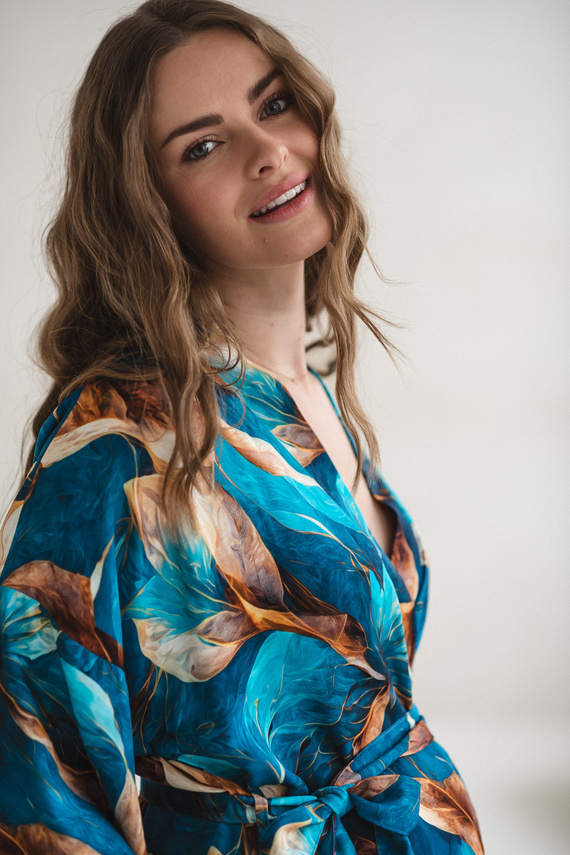 Milk&Love бамбуков халат за бременни Marmaid  100% вискоза