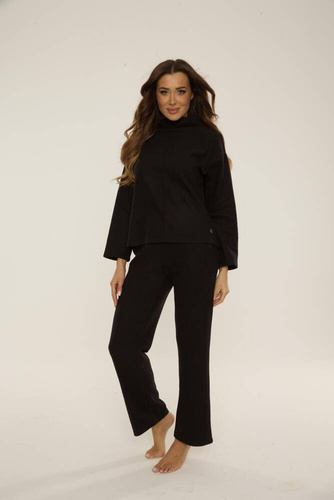 808 Дамски спортен костюм Maple forex - черен