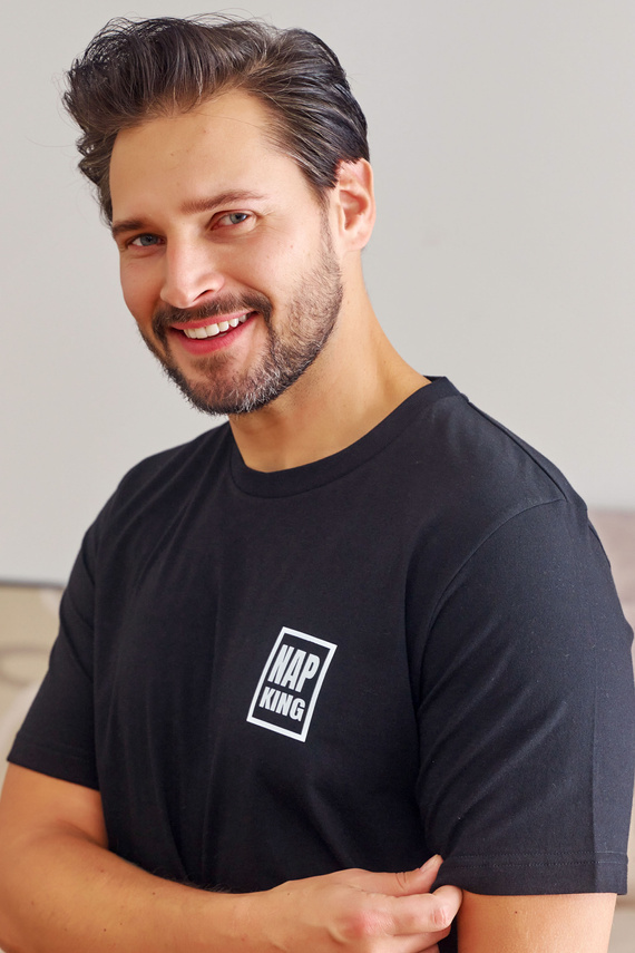 7214 Мъжка пижама Doctor Nap - черна