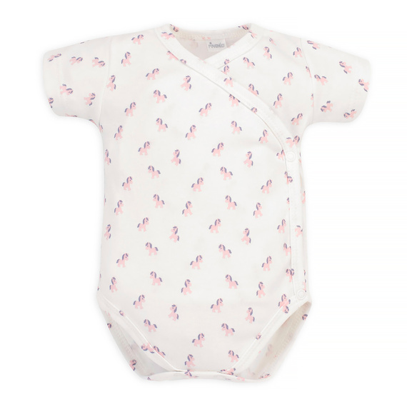 Lovely Day Envelope боди с къс ръкав Пинокио - екрю коне