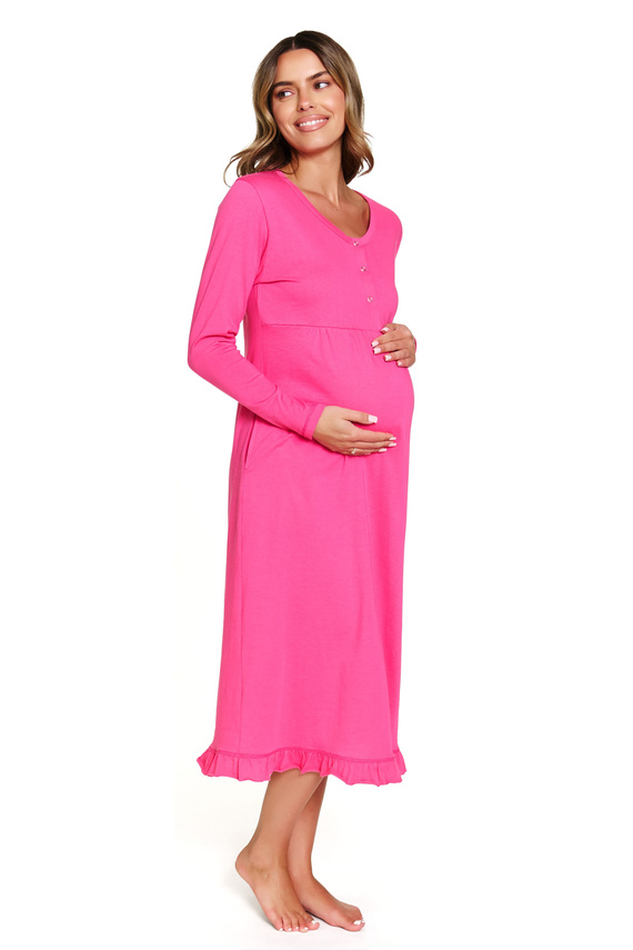 7318 Doctor Nap – Нощница за бременни и кърмачки от памук | Полско производство - божур