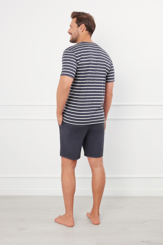 Bert Мъжка пижама Италианска мода - графит 