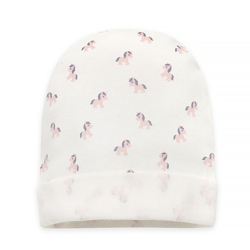 Бебешка шапка Lovely Day Pinocchio - коне в цвят екрю