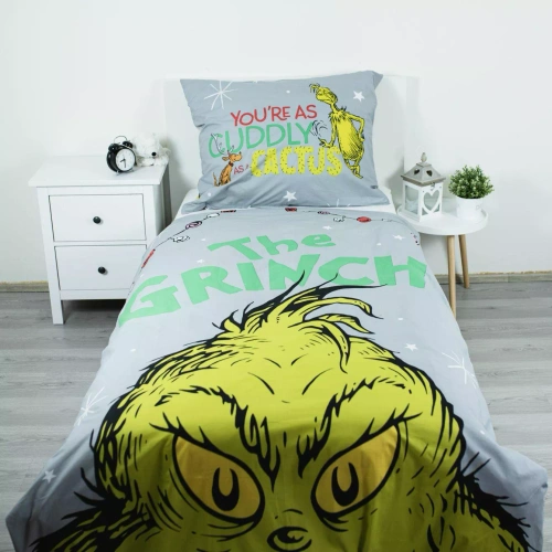 Спален комплект Grinch Grinchmas JF24 140x200 100% памук Grinch замък