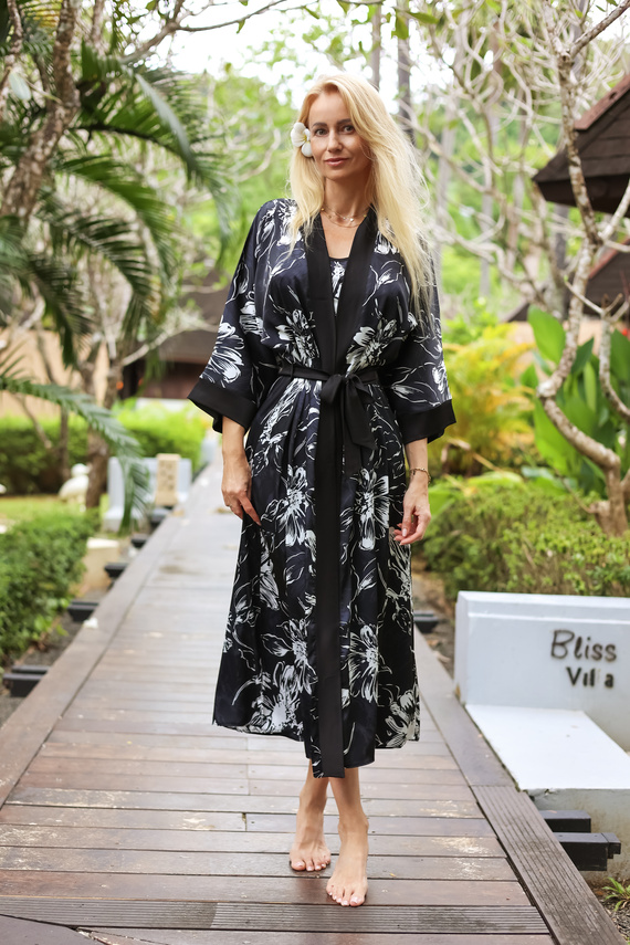 Сицилия Дамски халат Kalimo - glamour