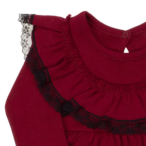 163176 Рокля-боди Никол "Magic of Christmas" - бордо