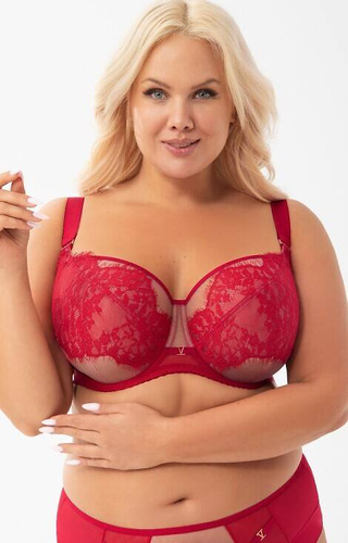 Gorsenia K 888 Poesia Soft Red Bra 