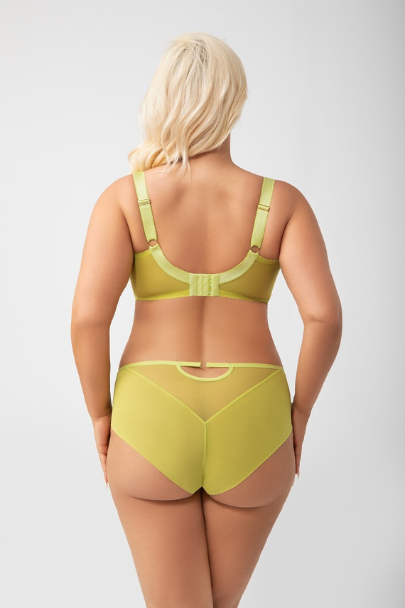 K496/2 Paradise Bra Gorsenia lime green - меко меко с бродерия, елегантно дамско бельо