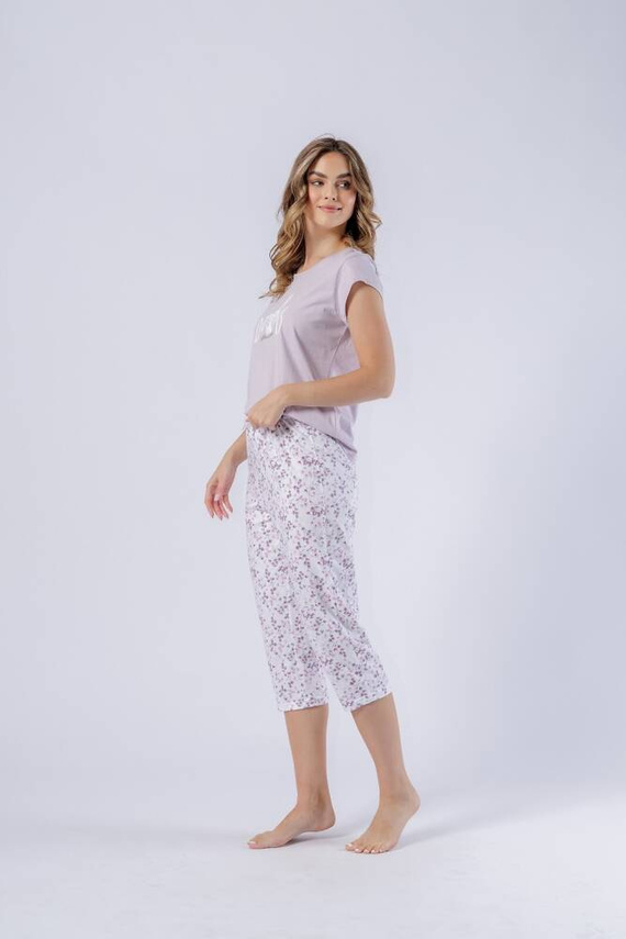 1543 Дамска пижама Fabiana Leveza люляк