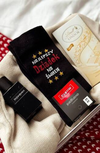 0125-102 Мъжки чорапи Best Grandpa Milena - черни