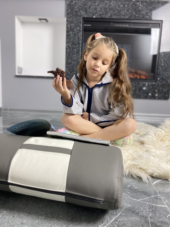 374 / 375 Детски халат Desiree - сив