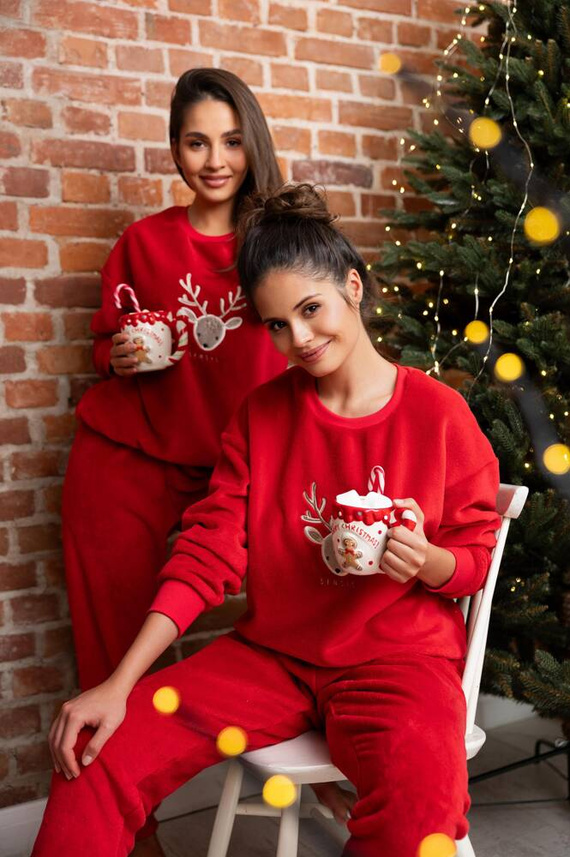 Sensis Harriet Дамска пижама - червена