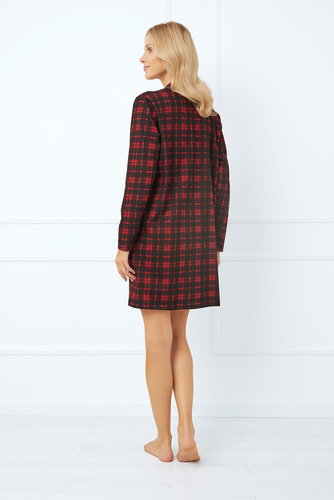 Nicola нощница с разкопчани копчета Италианска мода - принт