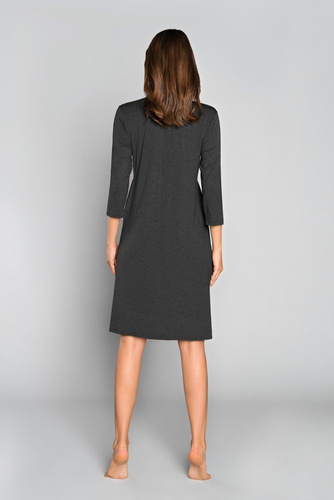 Italia Fashion бременност и кърмене 3/4 ръкав sonata - тъмен меланж/зелено 