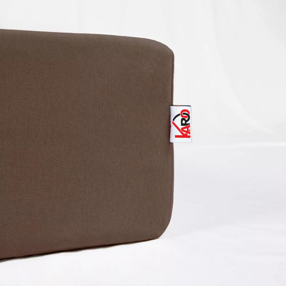 Втален чаршаф от трико Constance KARO - шоколад 030