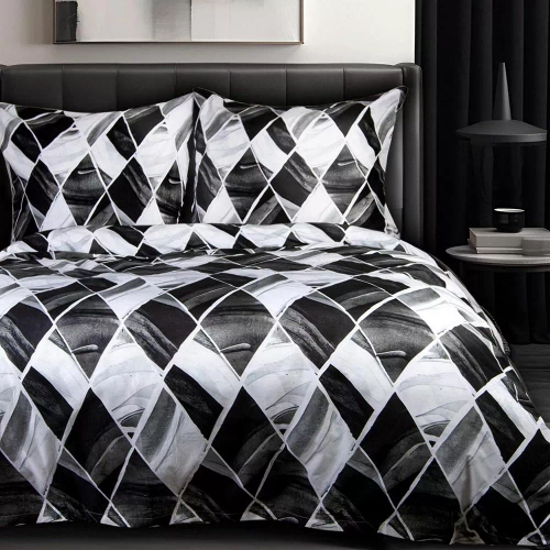 71480/1 Геометрично памучно спално бельо Cottonlove Darymex