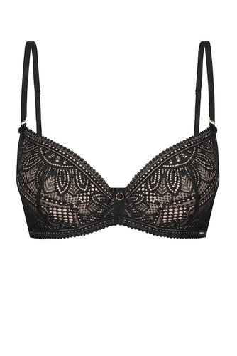 Сутиен с пуш-ъп Desire Mefemi - черен и бежов