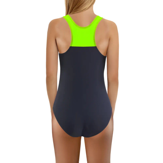 Бански за момиче Sesto Senso графит-селадон