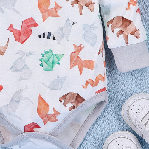 ABN-5383 Fun Origami Body z bawełny organicznej Nini
