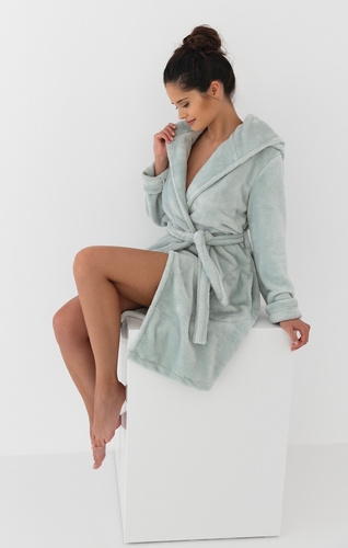 Sensis Garden Дамски халат за баня - грахово синьо