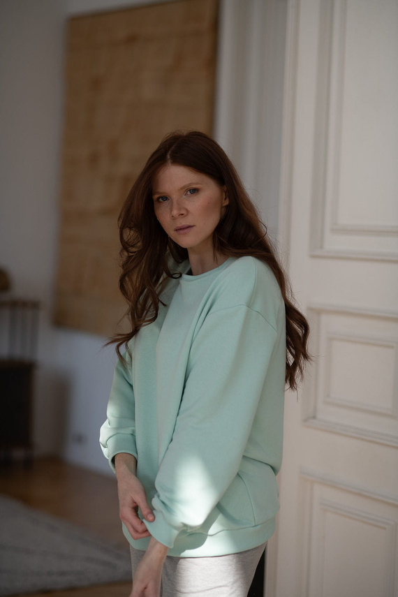 MilkItEasy! Milk&Love суичър за кърмачки ментов