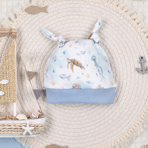 ABN-5460 Бебешка шапка Sea Of Joy Nini – органичен памук, мека и ефирна