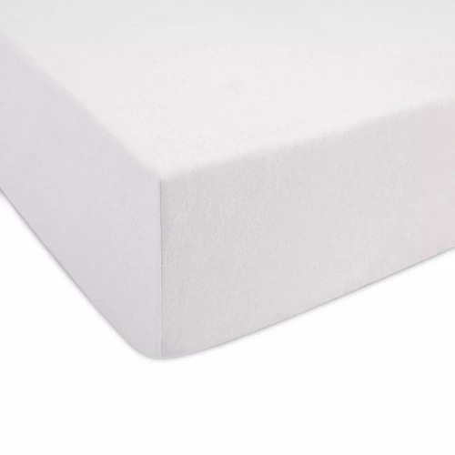 Втален чаршаф от трико Constance KARO - бял 001