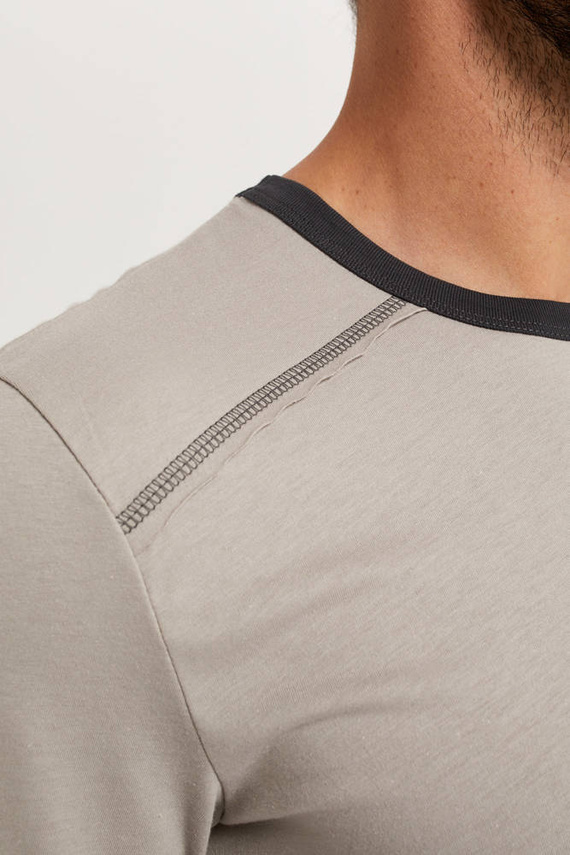 Abel Мъжка пижама с къс ръкав, къси панталони Италианска мода - бежово/принт