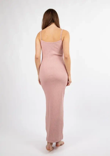 DK-K-P7 DKaren памучна рокля - пудра