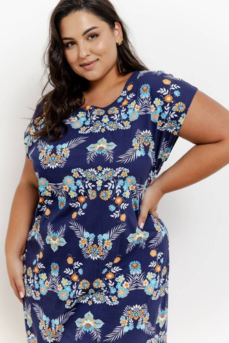 3363 Дамска риза Jodie Taro - морско синьо