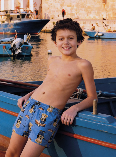 Боксерки за момче Cornette 714/07 715/07 100% памук с копче