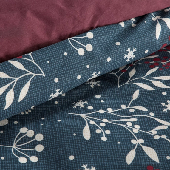 Коледно спално бельо Eurofirany Kristy – ранфорс памук