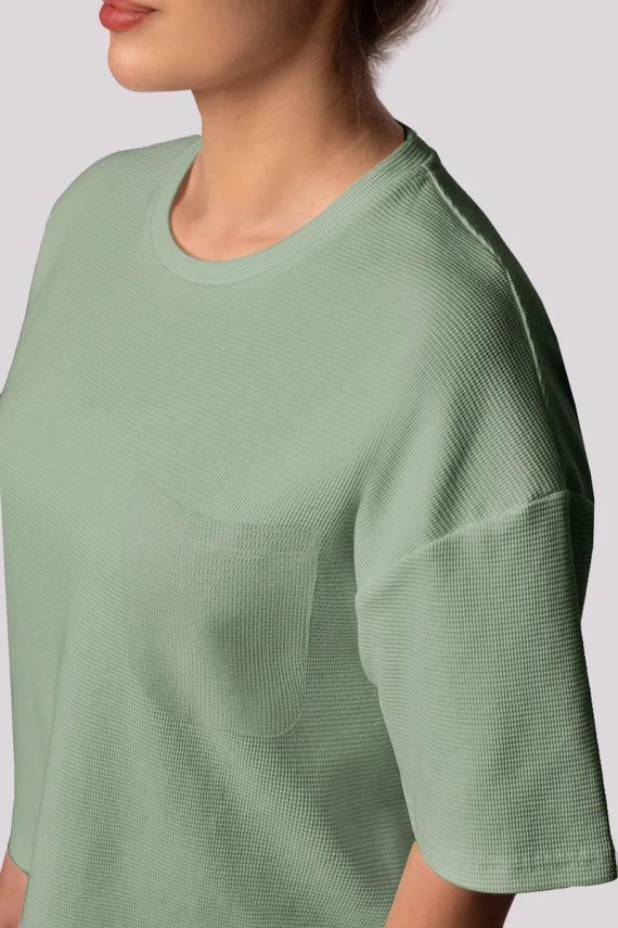 Cozy shortsleeve Piżama damska Mona zielony pistacjowy