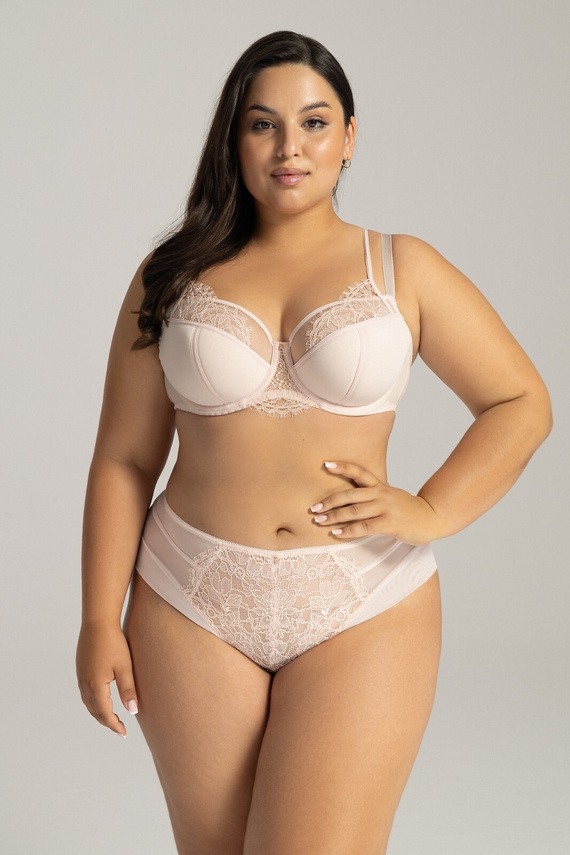 2163/B Бразилски бикини Ava Powder – Дамски бразилски бикини от дантела с тюл