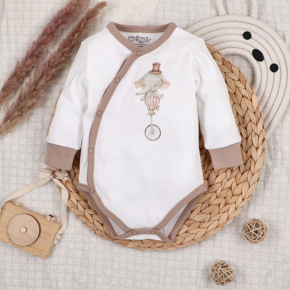 ABK-0049 Бебешки комплект Circus Nini от органичен памук, 4 части