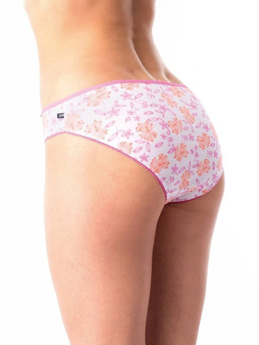 LPR 599 A'2 Дамски слипове 2 бр. Key бяло розово