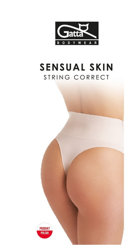 Коригираща прашка Sensual Skin Correct 41046 - безшевна, оформяща - светло голо