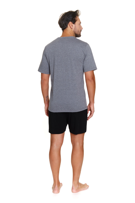 7235 Мъжка пижама Doctor Nap - тъмно сива