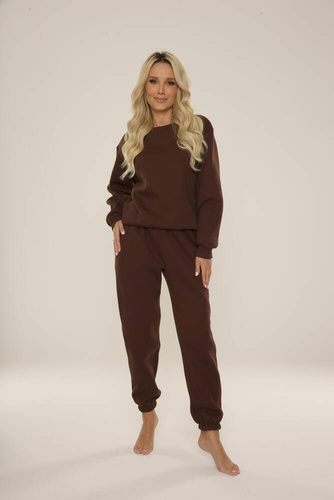 812 Дамски спортен костюм Indigo Forex - шоколад