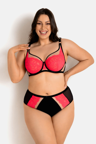 19232 Funny Full panties Milano black-fluo – удобни, стилни, гъвкави