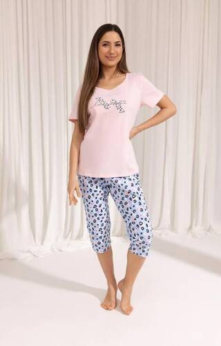 689 Дамска пижама Regina - розова
