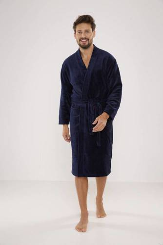 391 Мъжки халат на Hugo De lafense - тъмносин