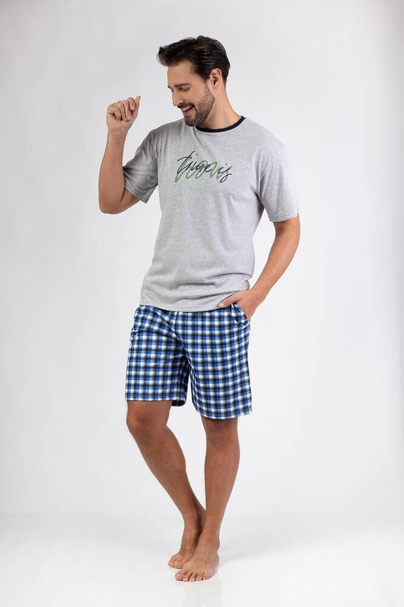 478 Мъжка пижама Regina - сива