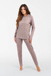 Пижама Oda с дълъг ръкав cappuccino