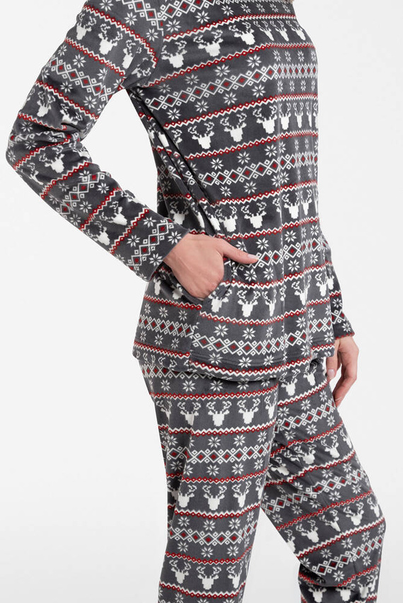 Iceland Fleece дамски комплект Italian Fashion - графитен печат